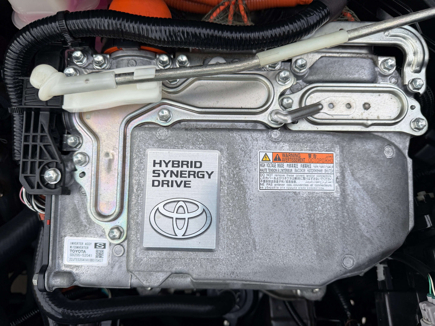 HYBRID SYNERGY DRIVE component from a 2018 Toyota Sienta 1.5L Hybrid G Cuero Package engine.