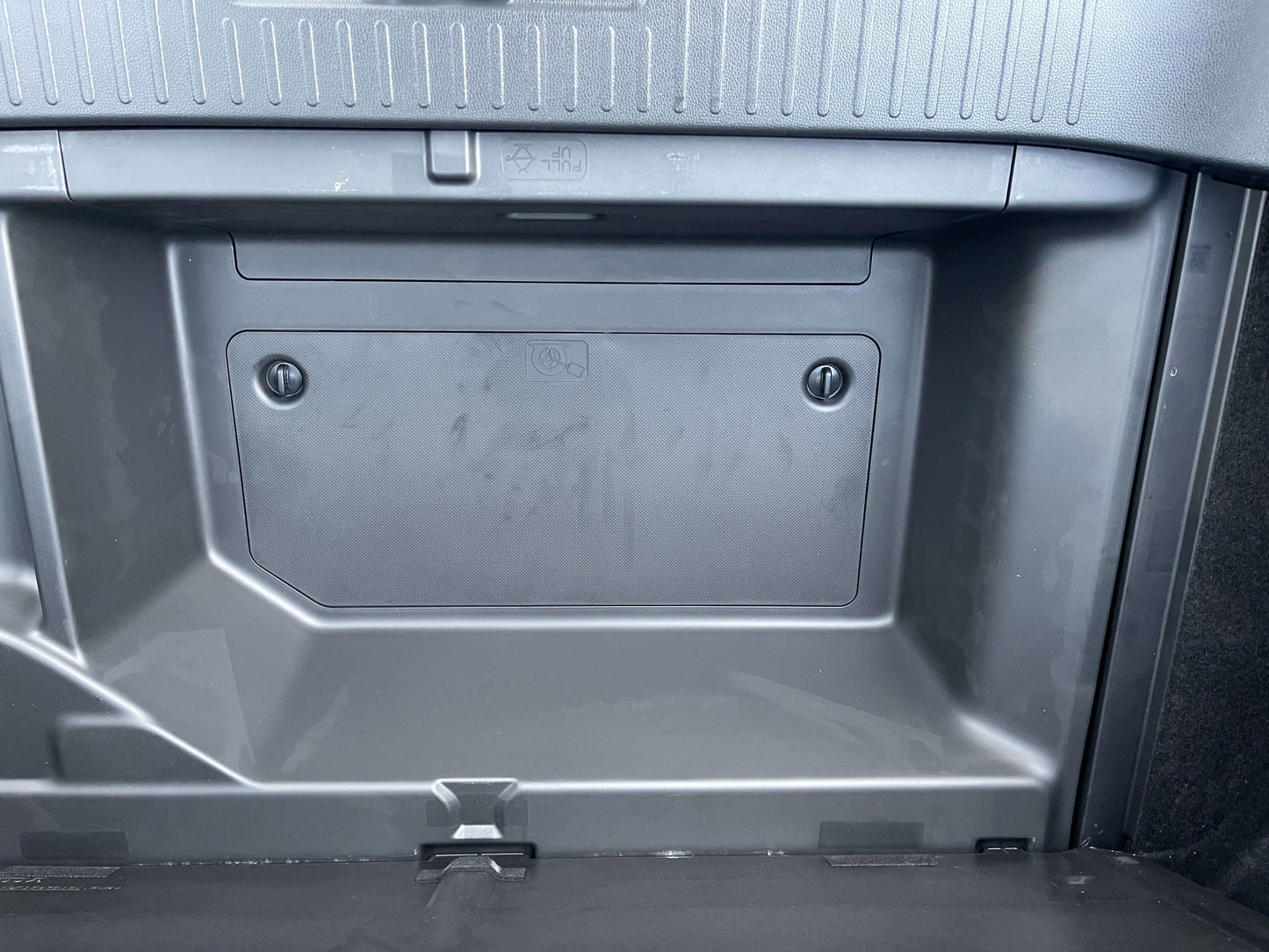 Storage compartment inside the 2021 Honda Shuttle Hybrid X Honda Sensing Edition's dashboard.