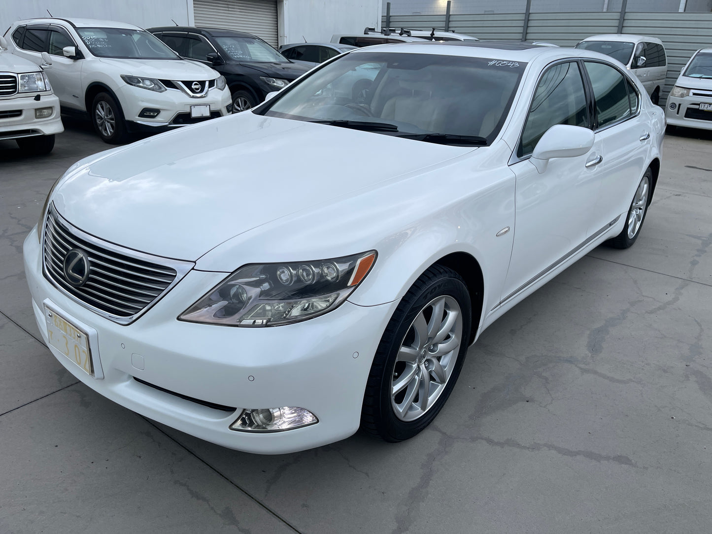 2007 Lexus LS600hL AWD V8 5.0L Sun Roof Luxury Sedan, VIN 6ZZ70UVF465000543 (#0543)