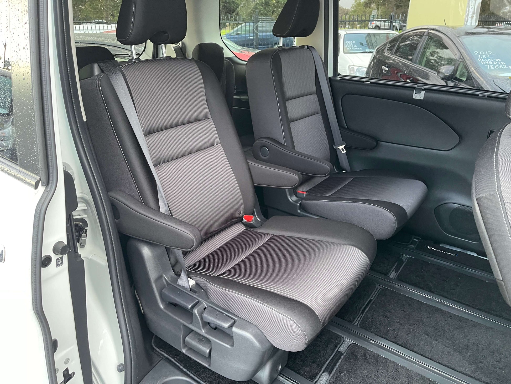 Interior view of 2020 Nissan Serena 1.2 e-Power featuring spacious seats for family comfort.