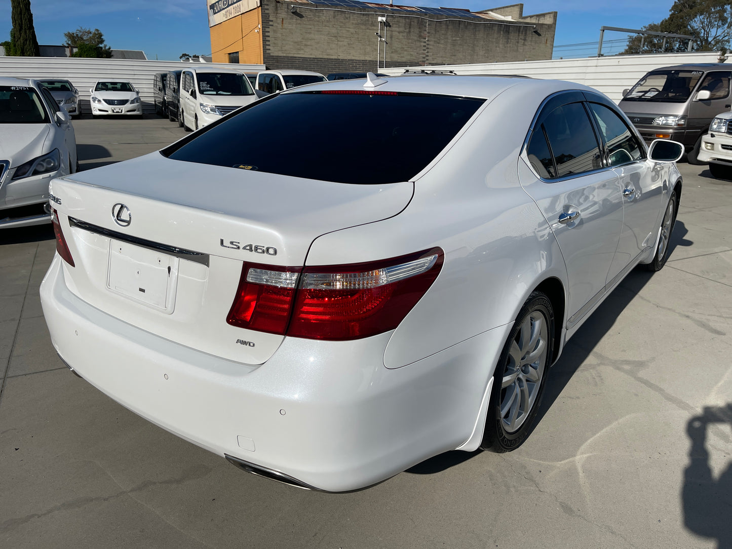2008 Lexus LS460 AWD V8 4.6L Version C Premium Luxury Sedan, VIN 6ZZ80USF455000737 (#0737)