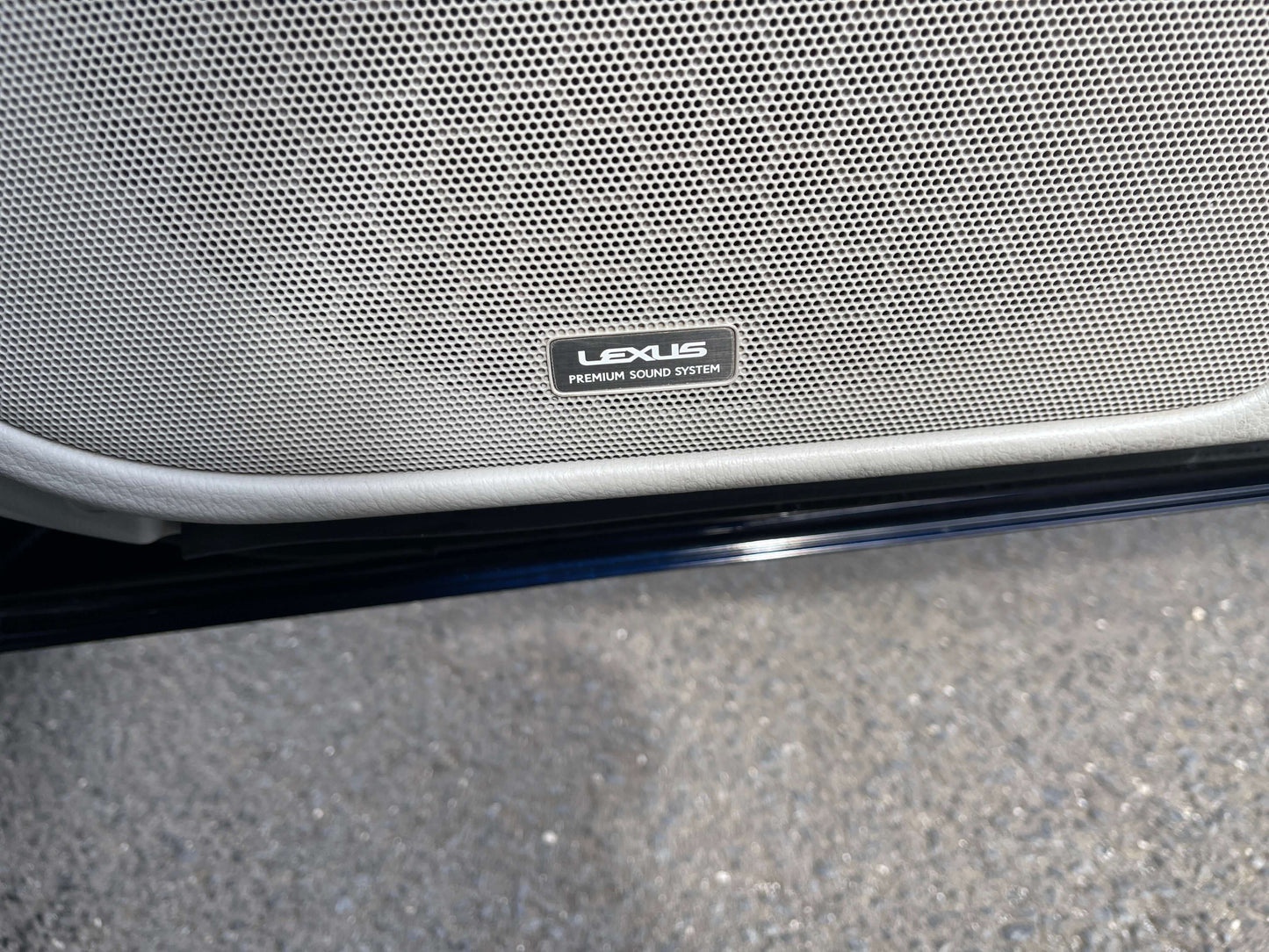 Lexus Premium Sound System speaker in a 2006 Lexus LS460 V8 4.6L luxury sedan interior.