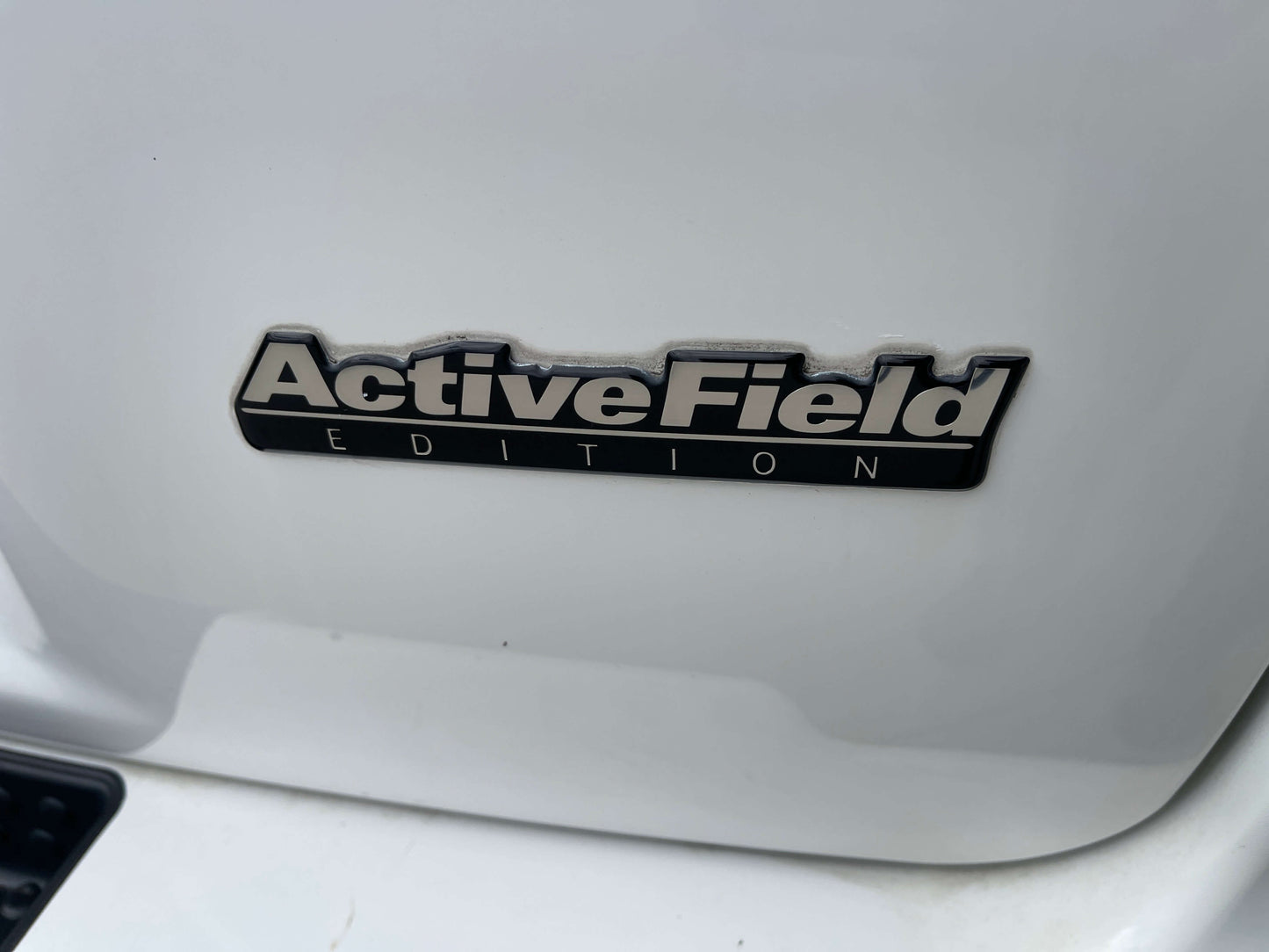 Active Field Edition badge on a 2006 Mitsubishi Delica V6 3.0L 4WD