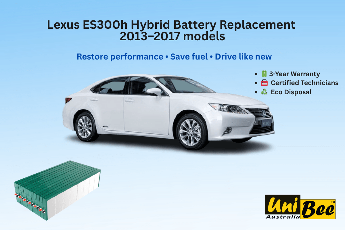 Lexus ES300h Hybrid Battery Replacement 2013–2017 models with professional service and eco-friendly options