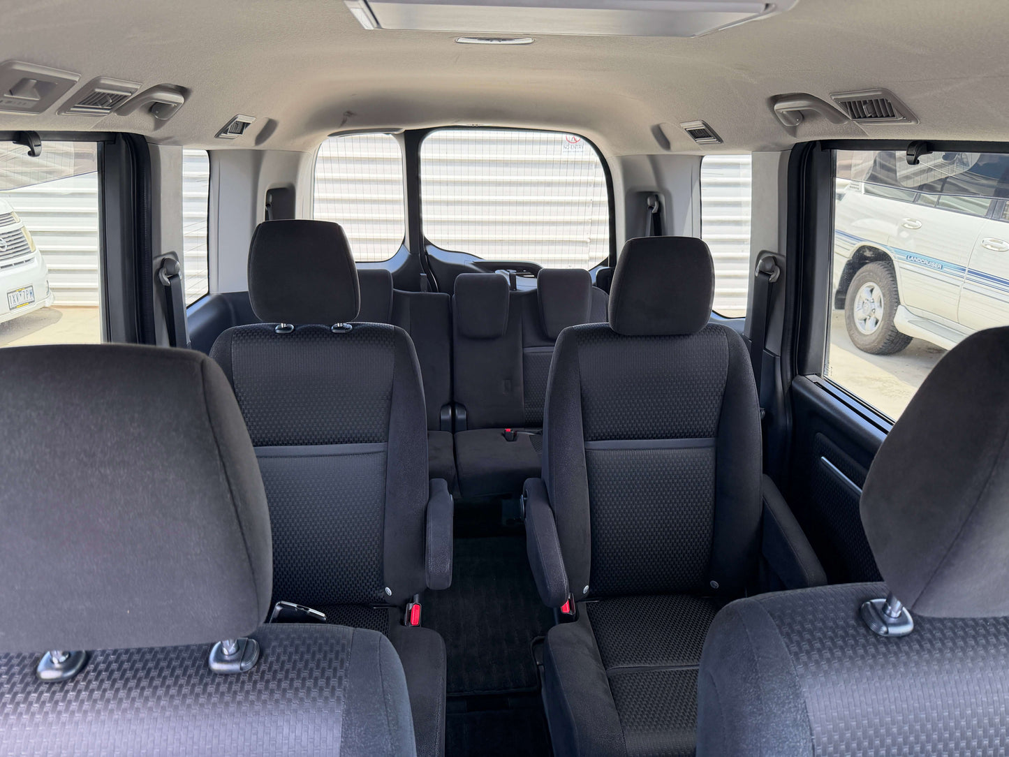 Interior view of a 2019 Honda Honda Stepwgn 2.0 Spada Hybrid G Honda Sensing with spacious seating for seven.