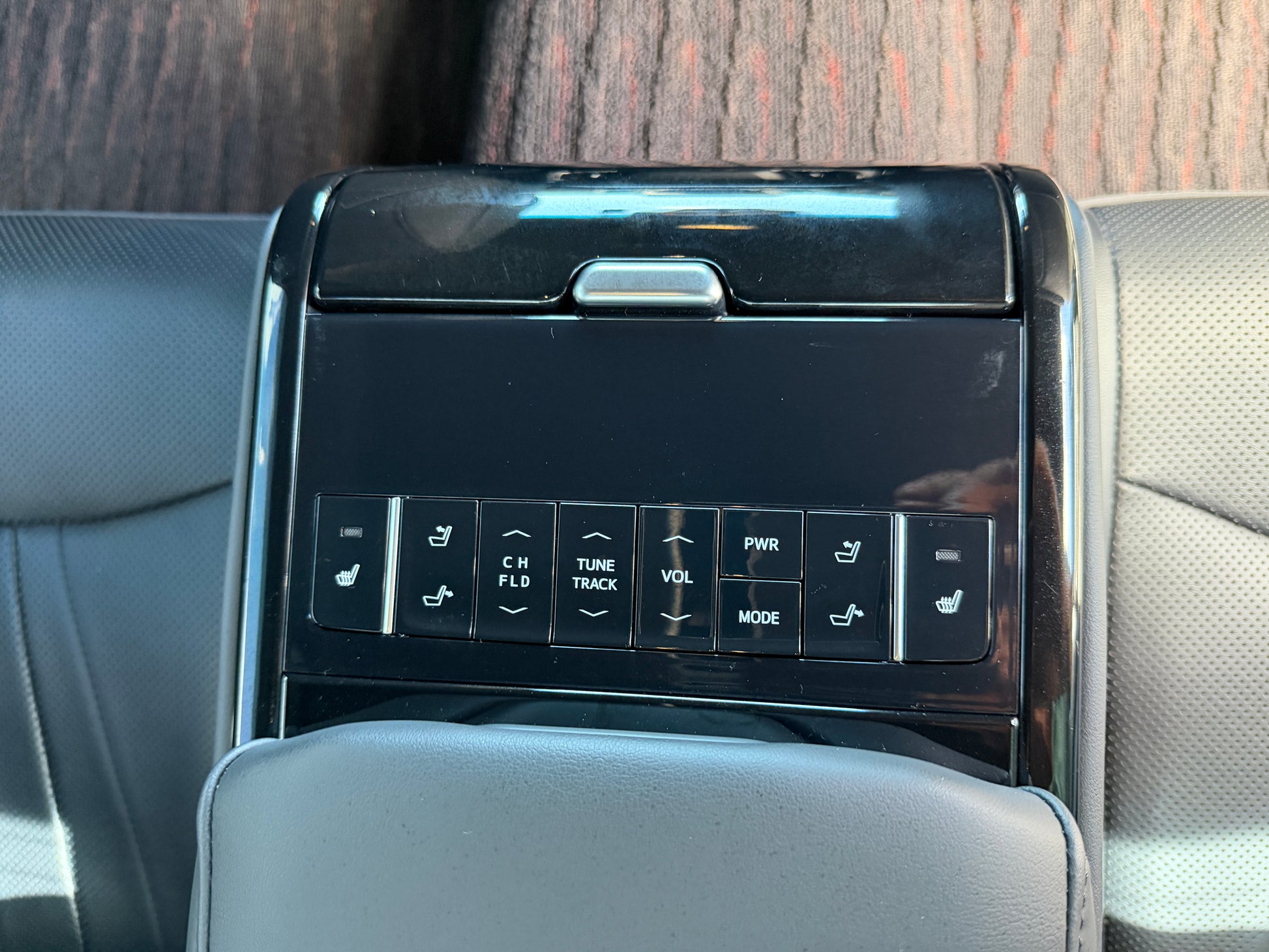 2019 Toyota Crown 2.5L Hybrid interior console with climate and audio controls