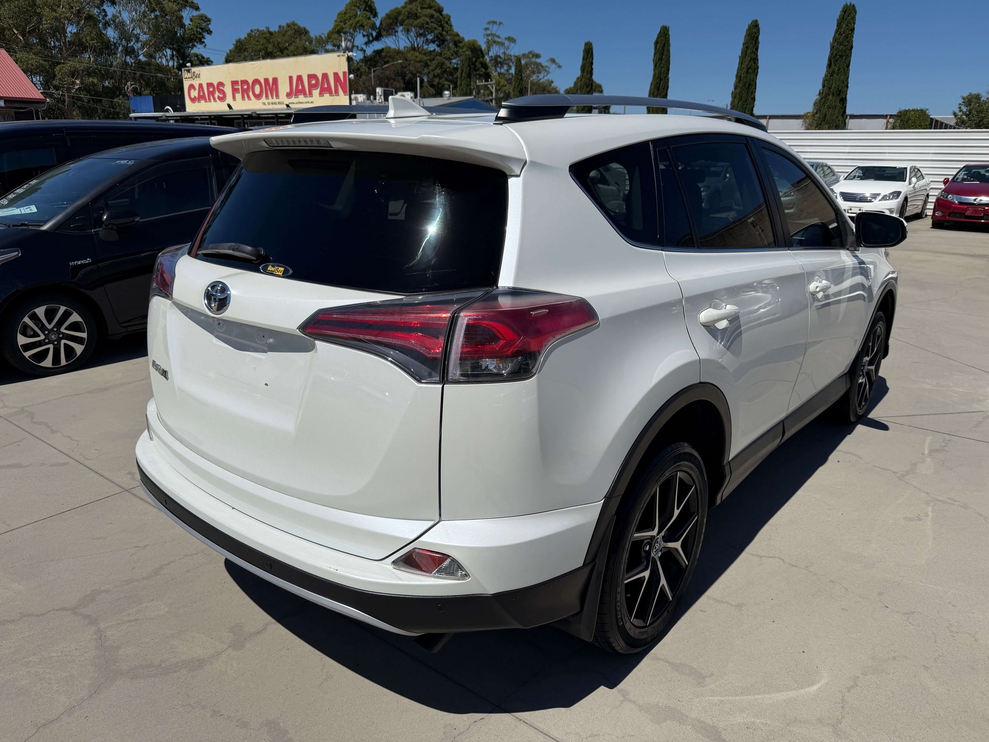 2016 Toyota RAV4 2.0L GX Wagon Auto rear view showcasing sleek design and modern features.