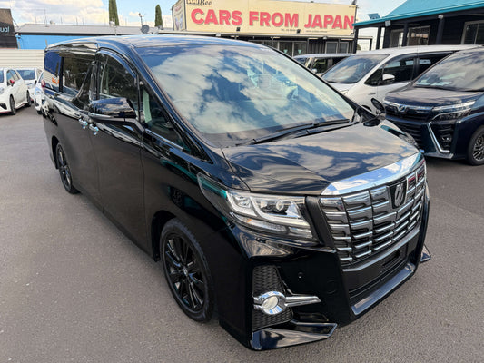 2015 Toyota Alphard 2.5L SA Package luxury people mover in black, showing exterior design and features.