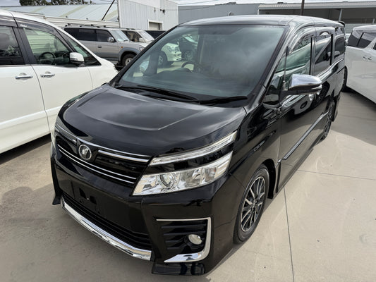 2015 Toyota Voxy 2.0L ZS Premium Edition 7 seater in black, front exterior view