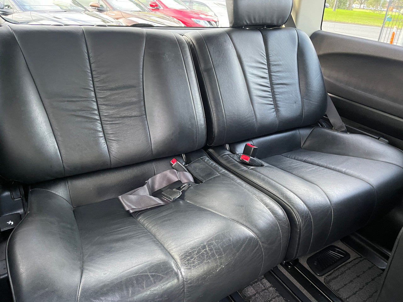 2008 Nissan Elgrand V6 2.5L Highway Star Premium Black Leather, VIN 6U90000ME51165419 (#5419)