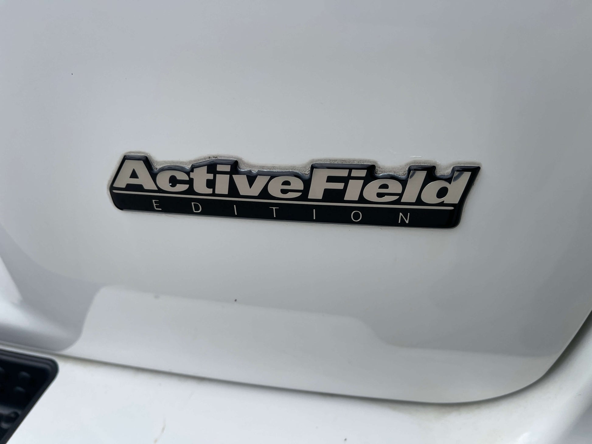 Active Field Edition badge on a 2006 Mitsubishi Delica V6 3.0L 4WD