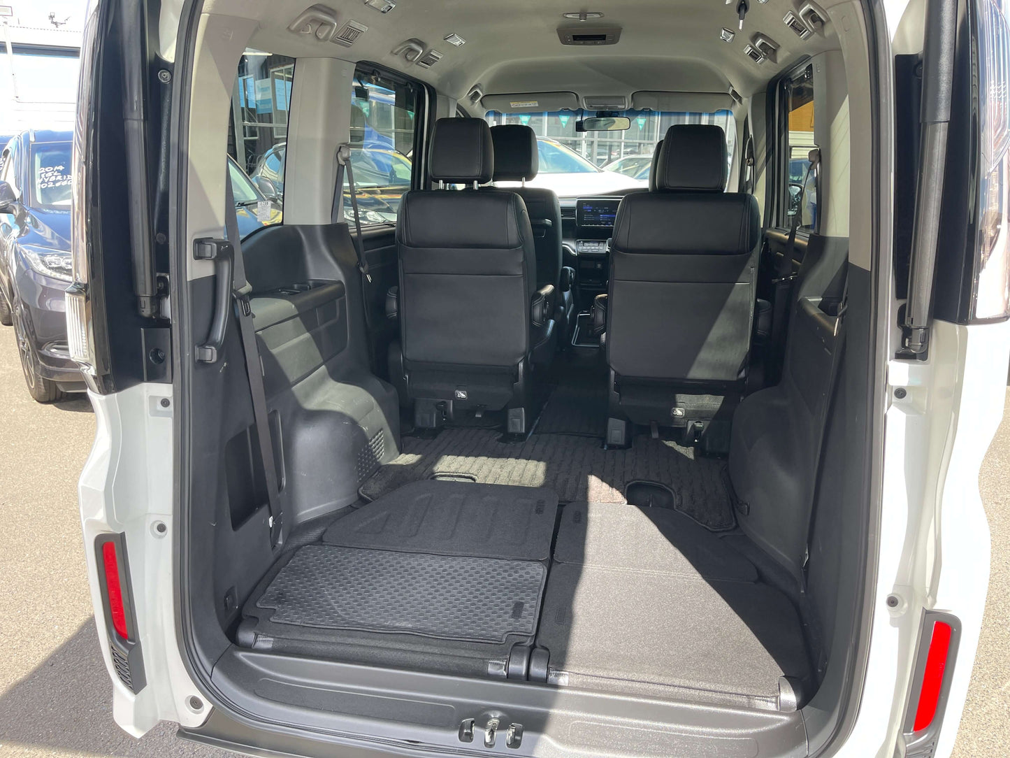 Interior view of 2018 Honda Stepwgn 2.0 Spada Hybrid G Honda Sensing showing spacious seating and cargo area.